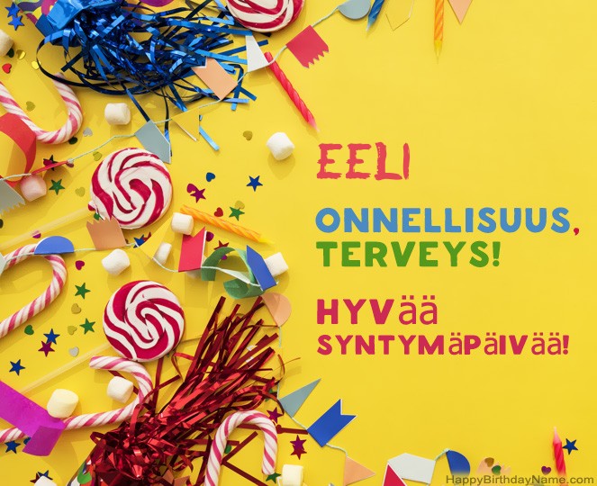 Hyvää Syntymäpäivää Eeli kuvia