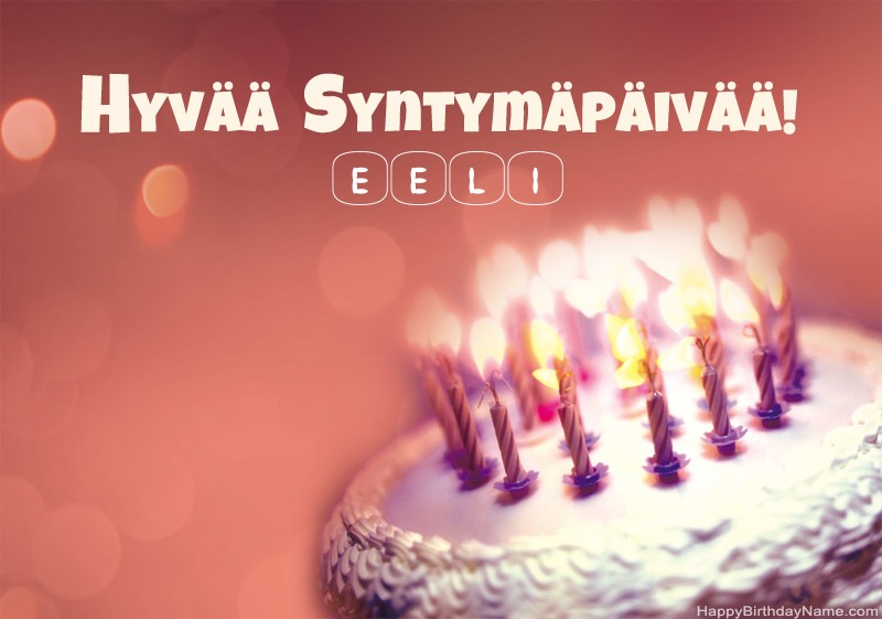 Hyvää Syntymäpäiväkorttia Eeli
