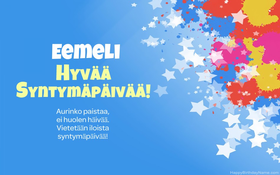 Kauniita kuvia Eemeli-onnea