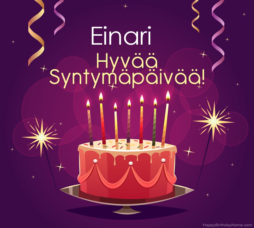 Lasten onnittelut Einari Syntymäpäivästä