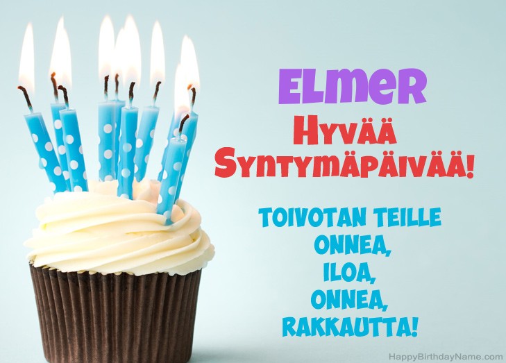 Lataa Happy Birthday Card Elmer ilmaiseksi