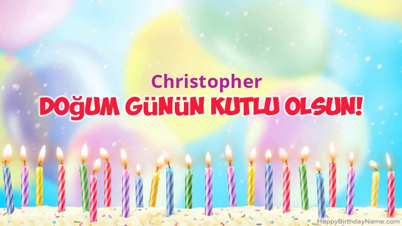 Christopher için Funny Happy Birthday kartları