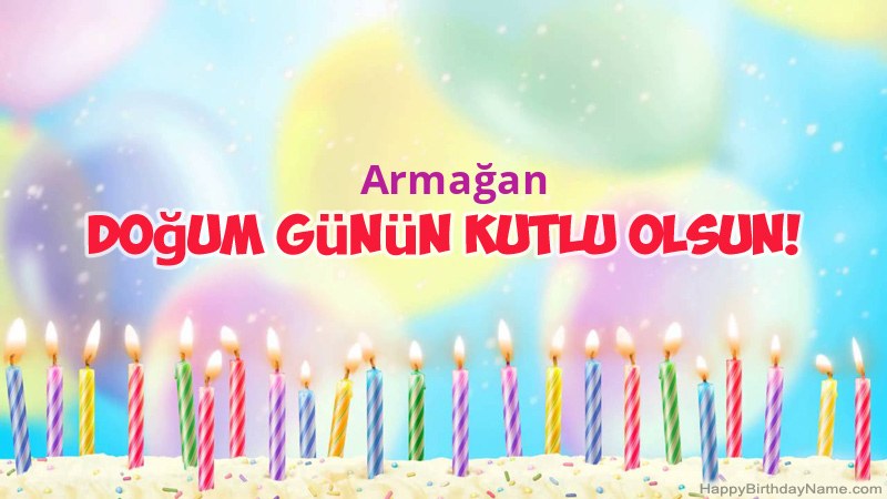 Armağan için Funny Happy Birthday kartları