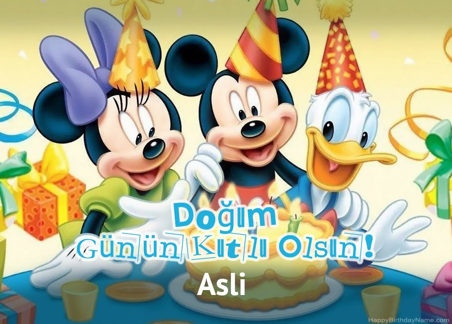 Asli İçin Çocuk Doğum Günü Selamları