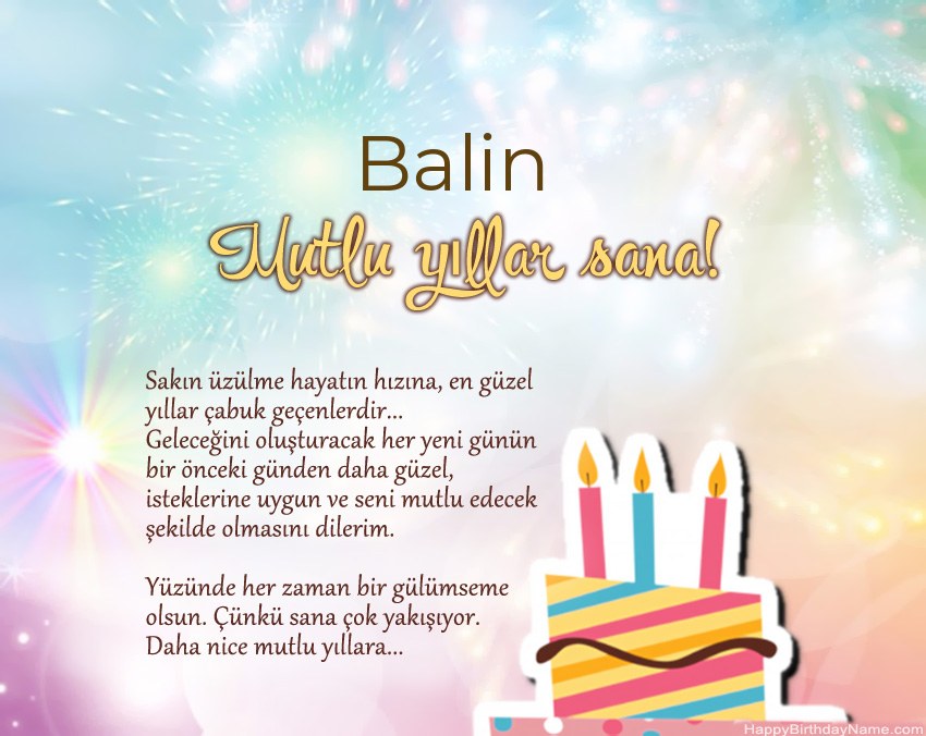 İyi ki doğdun Balin ayette İyi ki doğdun Balin ayette