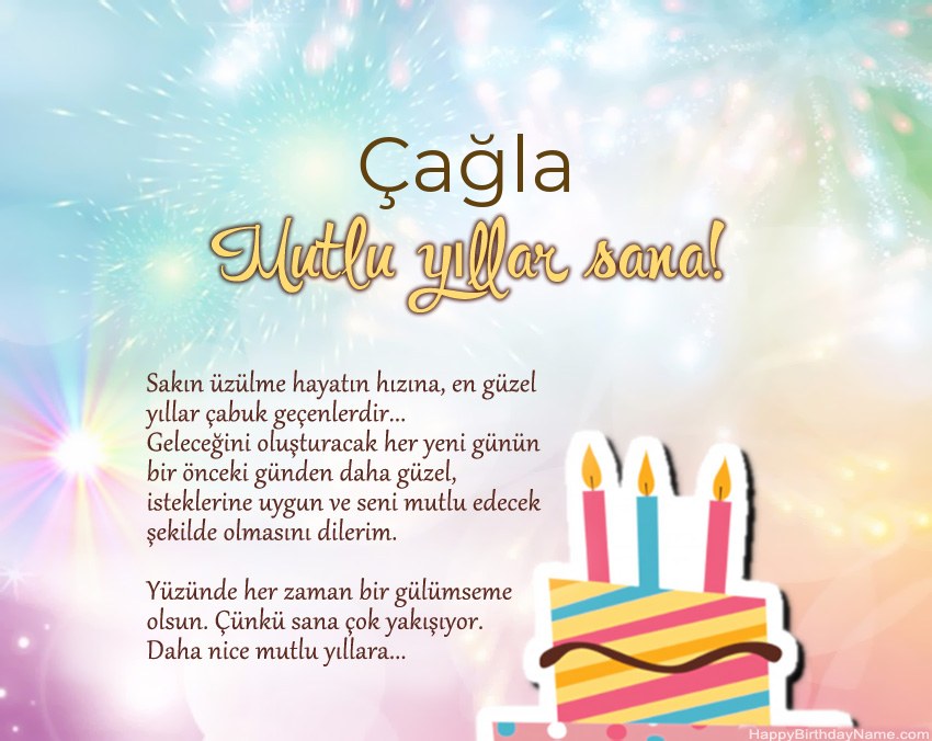 İyi ki doğdun Çağla ayette