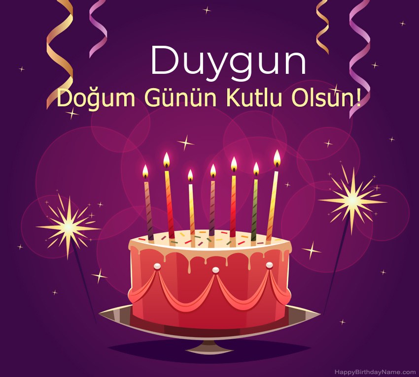 Doğum günün kutlu olsun için komik selamlar Duygun resimleri