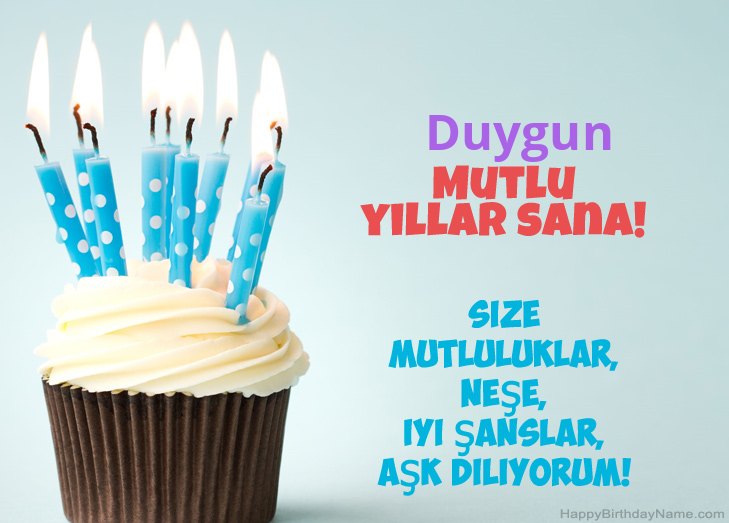 Duygun Doğum Günün Kutlu Olsun Tebrikler