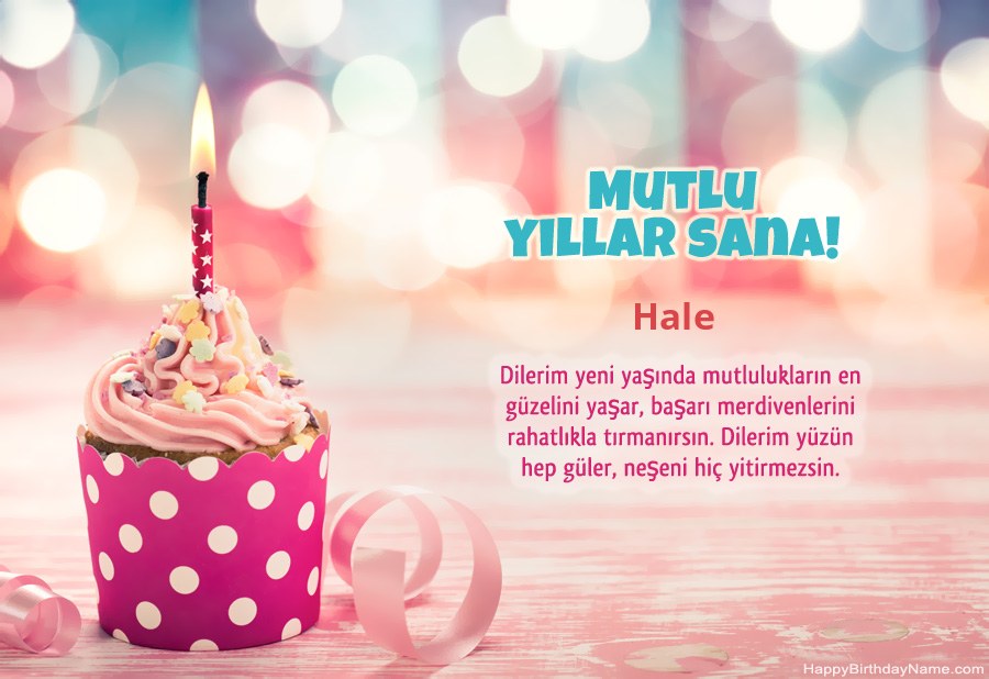 Doğum günün kutlu olsun kartı Hale bedava indir Doğum günün kutlu olsun kartı Hale bedava indir