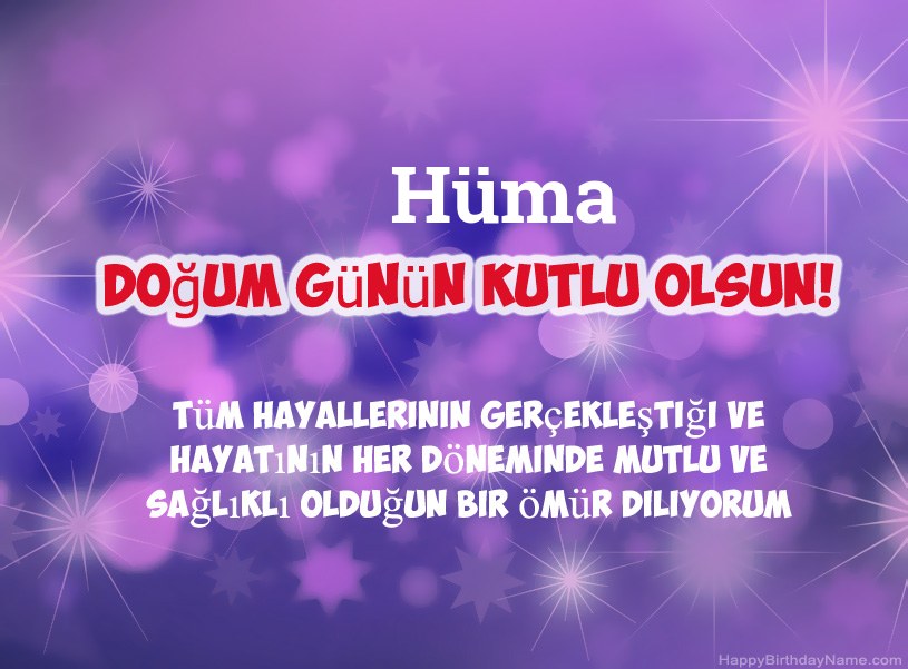 Hüma Doğum Günün Kutlu Olsun için güzel resimler