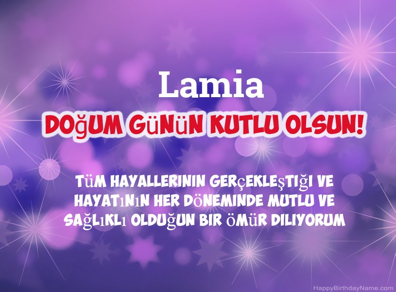Lamia Doğum Günün Kutlu Olsun için güzel resimler