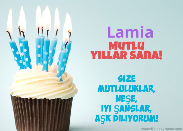 Lamia Doğum Günün Kutlu Olsun Tebrikler