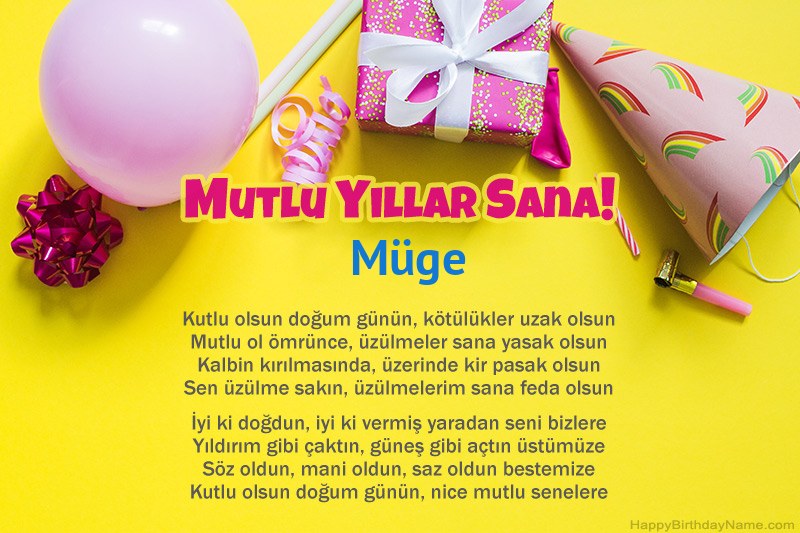 İyi ki doğdun Müge nesir