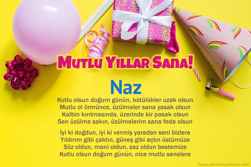 İyi ki doğdun Naz nesir