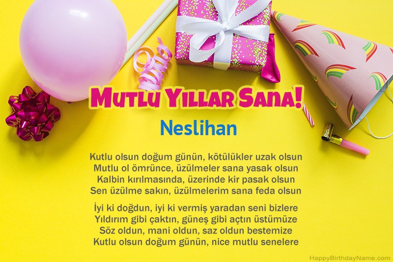 İyi ki doğdun Neslihan nesir İyi ki doğdun Neslihan nesir