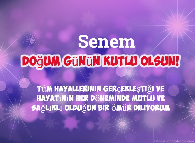 Senem Doğum Günün Kutlu Olsun için güzel resimler