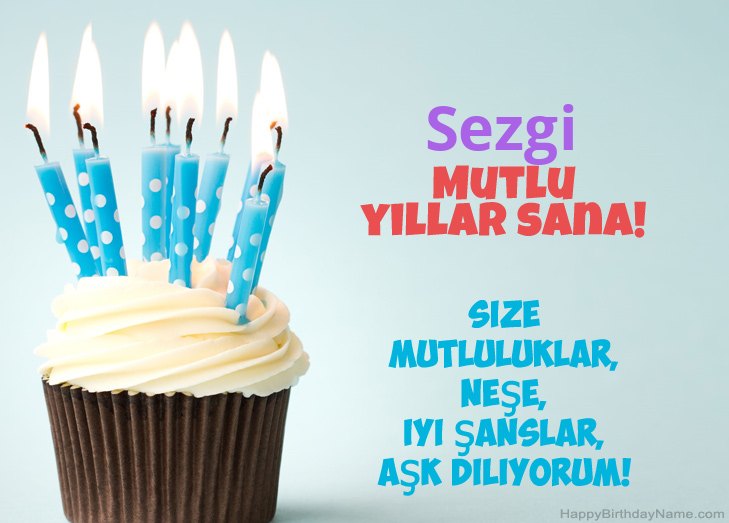 Sezgi Doğum Günün Kutlu Olsun Tebrikler