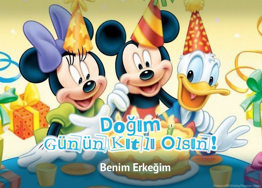 Benim Erkeğim Doğum Günü Selamları