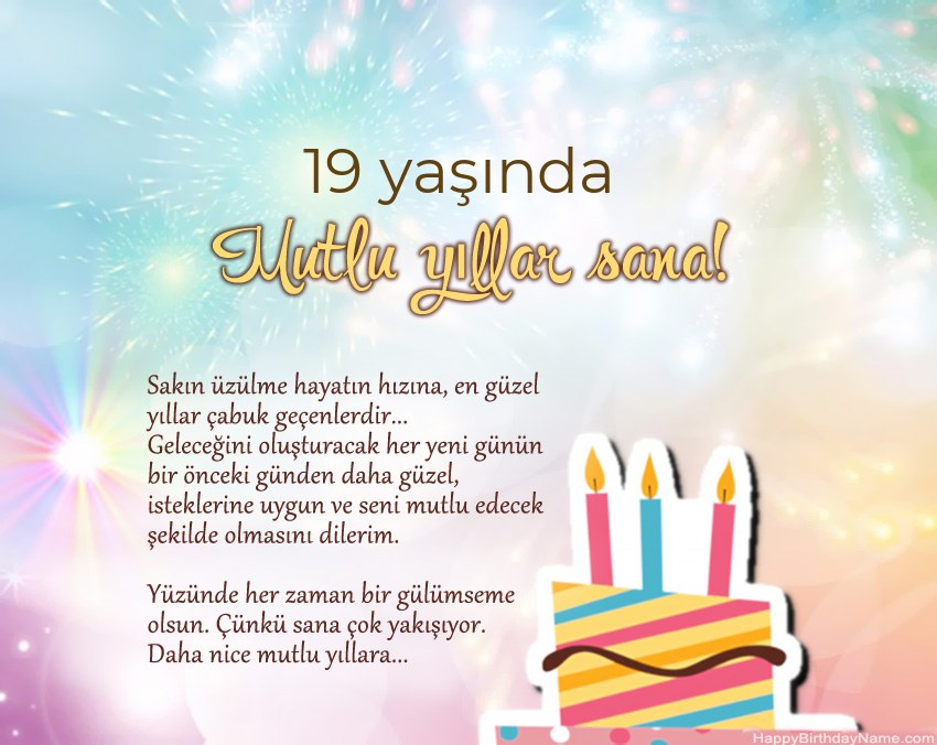 Ayette 19 yaşında kız Doğum Günün Kutlu Olsun