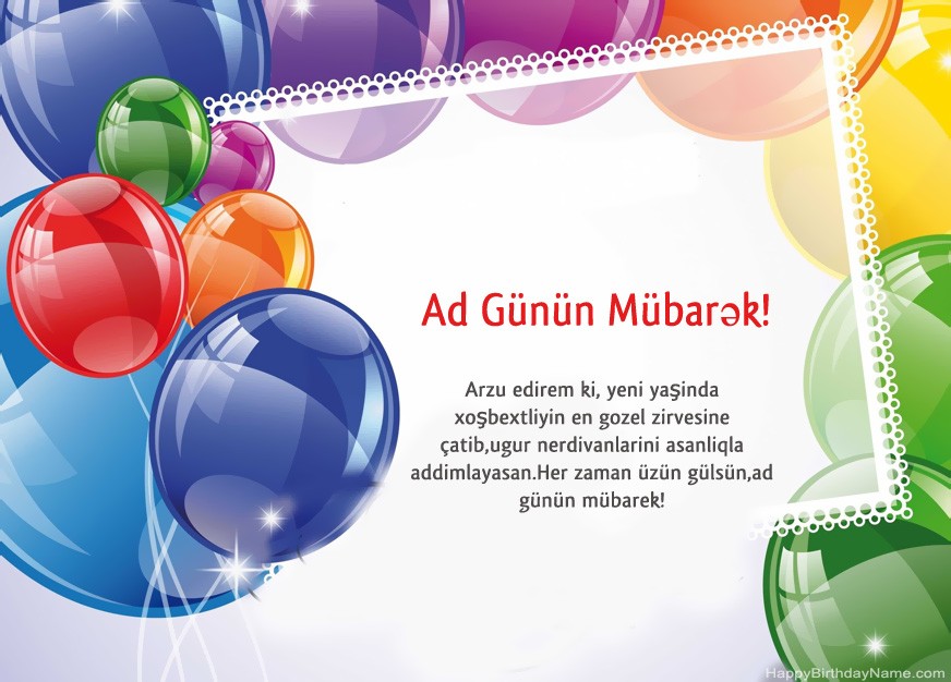 Ad günün mübarək!