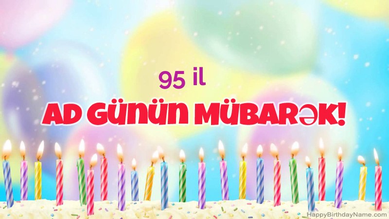 Funny Happy Birthday kartları 95 yaşında kişi