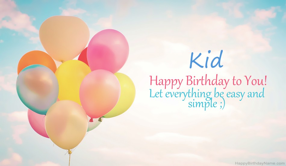Happy Birthday Kid images