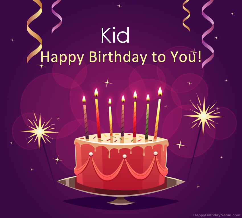 Funny greetings for Happy Birthday Kid pictures