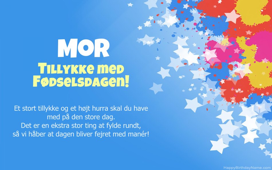 Tillykke med fødselsdagen Mor