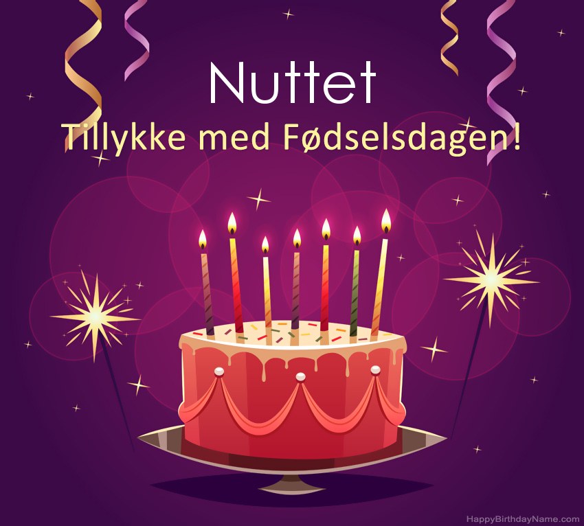 Sjove hilsener til Happy Birthday Nuttet-billeder