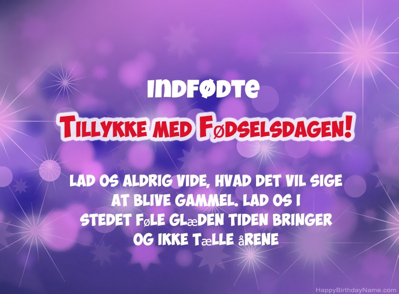 Smukke billeder til Happy Birthday Indfødte