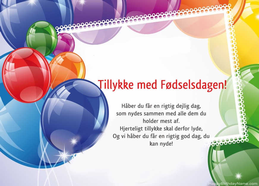 Tillykke med fødselsdagen!