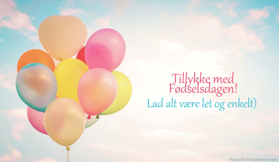 Tillykke med fødselsdagen