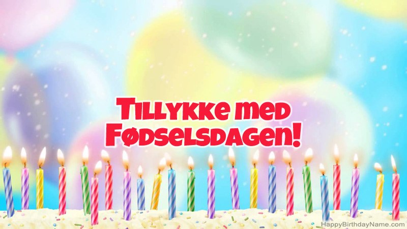 Sjovt fødselsdagskort