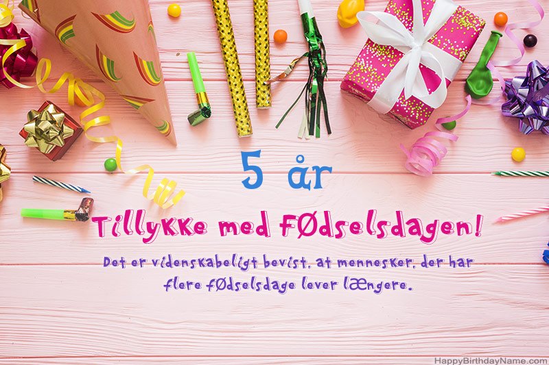 Download gratulerer med fødselsdagen 5 år gammel pige gratis
