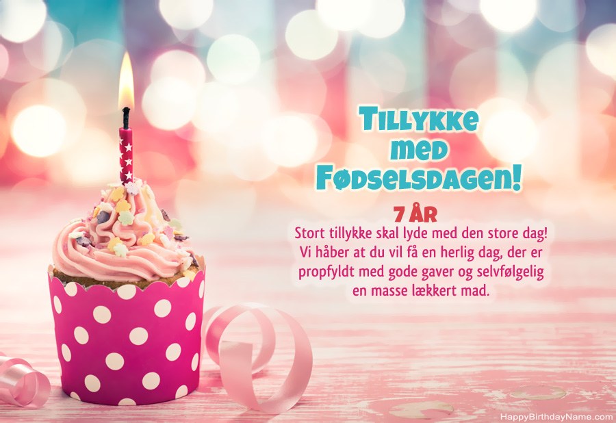 Download gratulerer med fødselsdagen 7 år gammel pige gratis