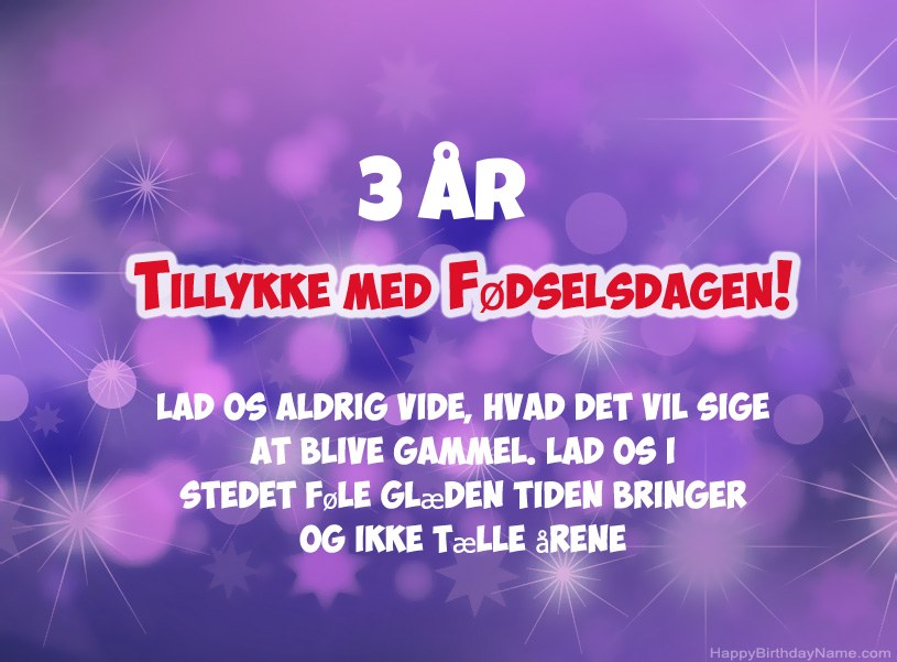 Smukke billeder til Happy Birthday 3 år gammel dreng