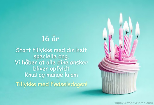 Download billede til Happy Birthday 16 år gammel fyr