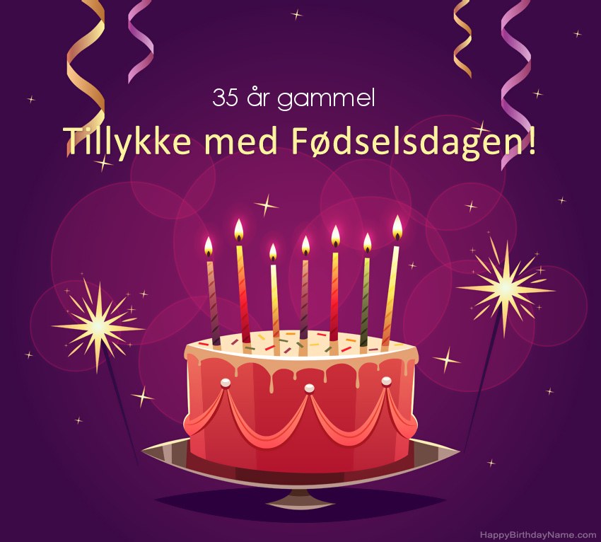 Sjove hilsener til Happy Birthday 35 år gammel mand-billeder