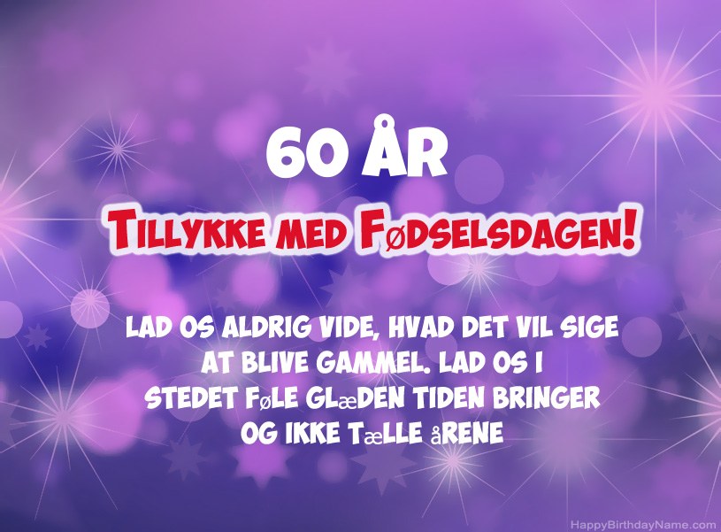 Smukke billeder til Happy Birthday 60 år gammel mand