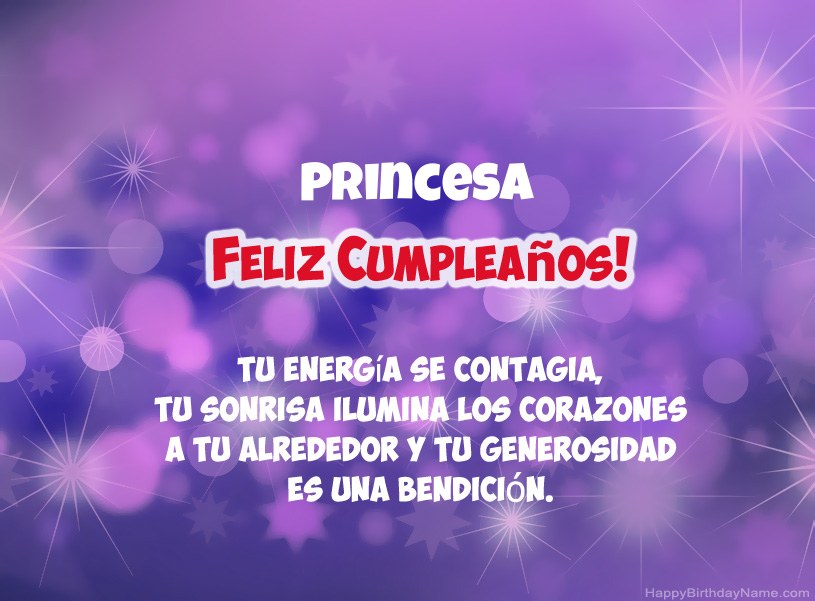 Hermosas imágenes para feliz cumpleaños Princesa