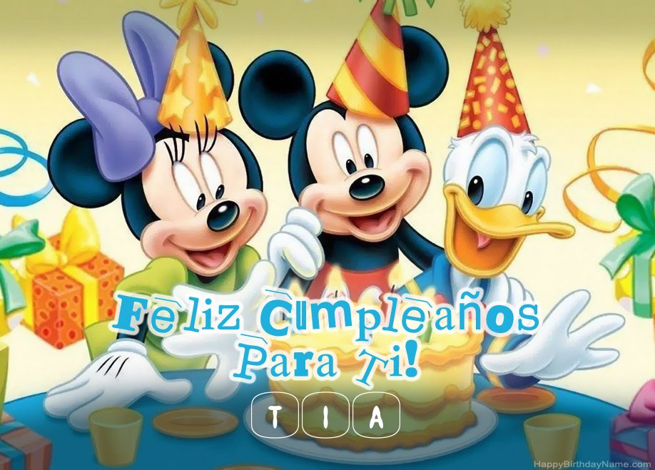 Tia Saludos de cumpleaños Tia Saludos de cumpleaños
