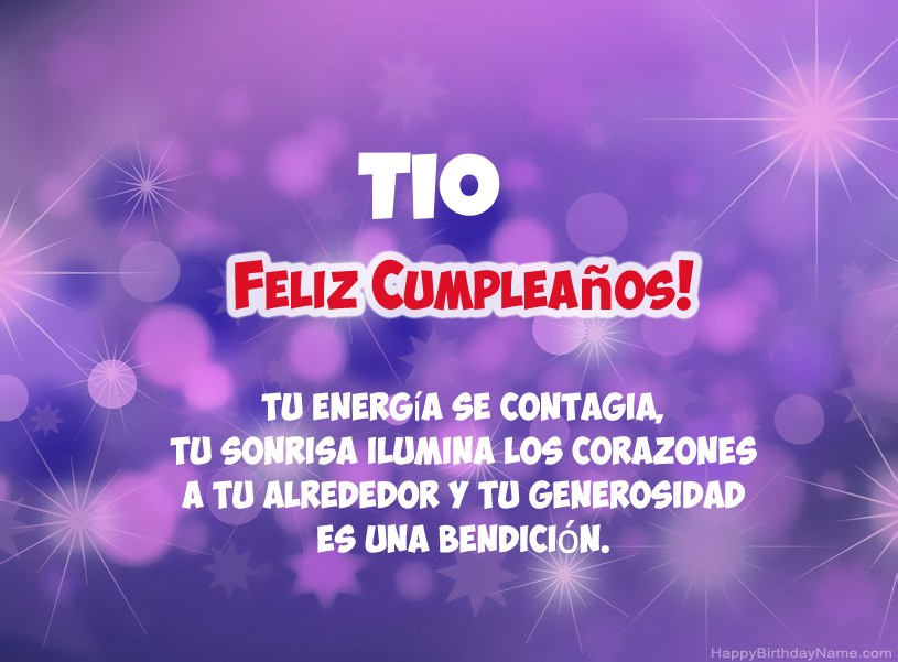 Hermosas imágenes para feliz cumpleaños Tio
