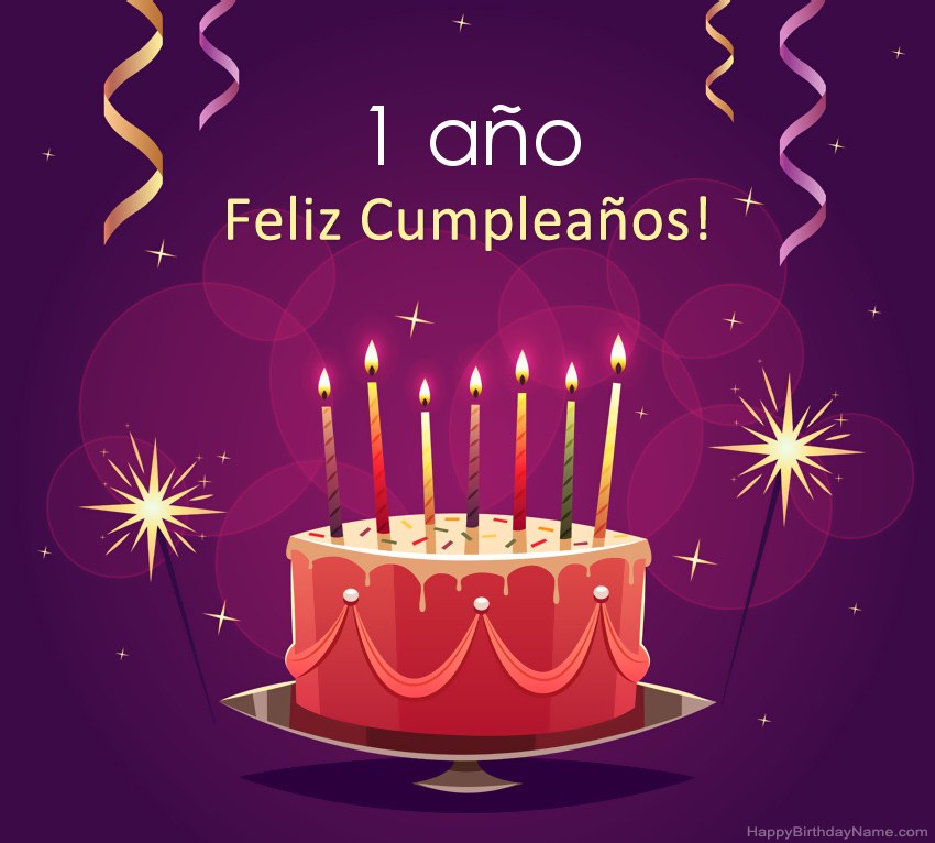 Saludos graciosos para feliz cumpleaños Niño de 1 año fotos
