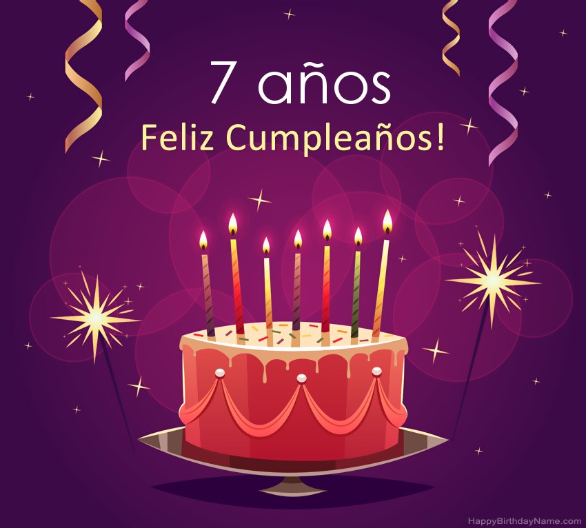 Saludos graciosos para feliz cumpleaños Niño de 7 años fotos