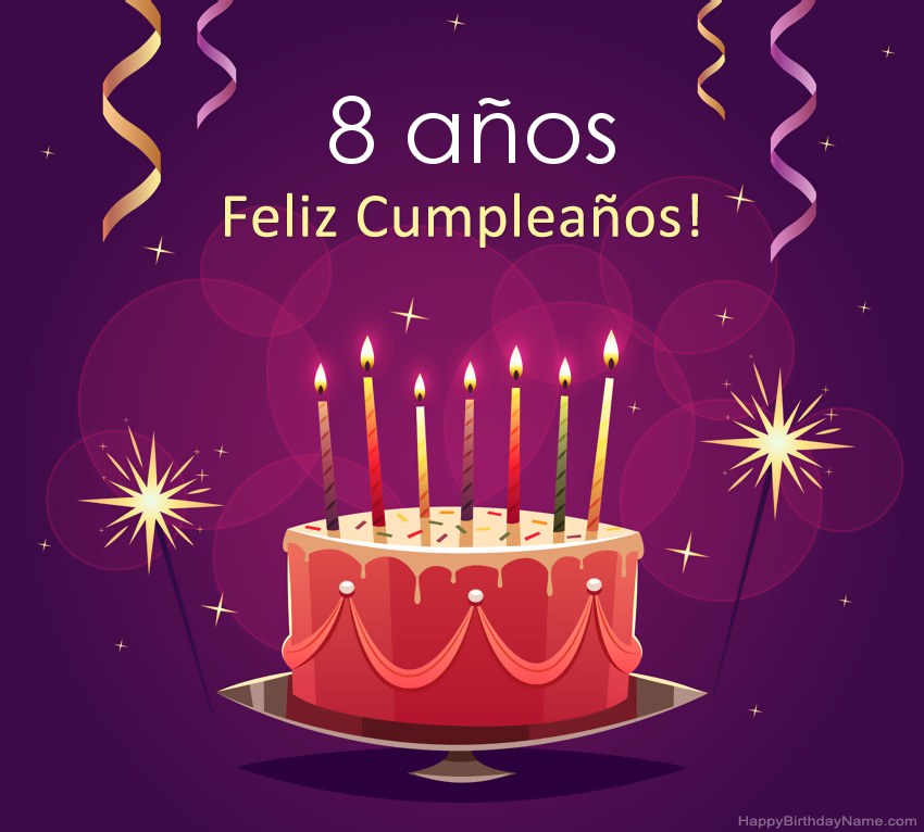 Saludos graciosos para feliz cumpleaños Niño de 8 años fotos