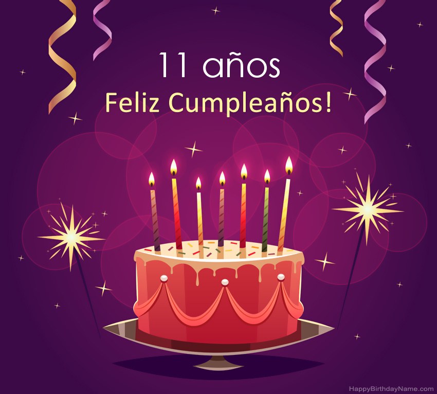 Saludos graciosos para feliz cumpleaños Niño de 11 años fotos