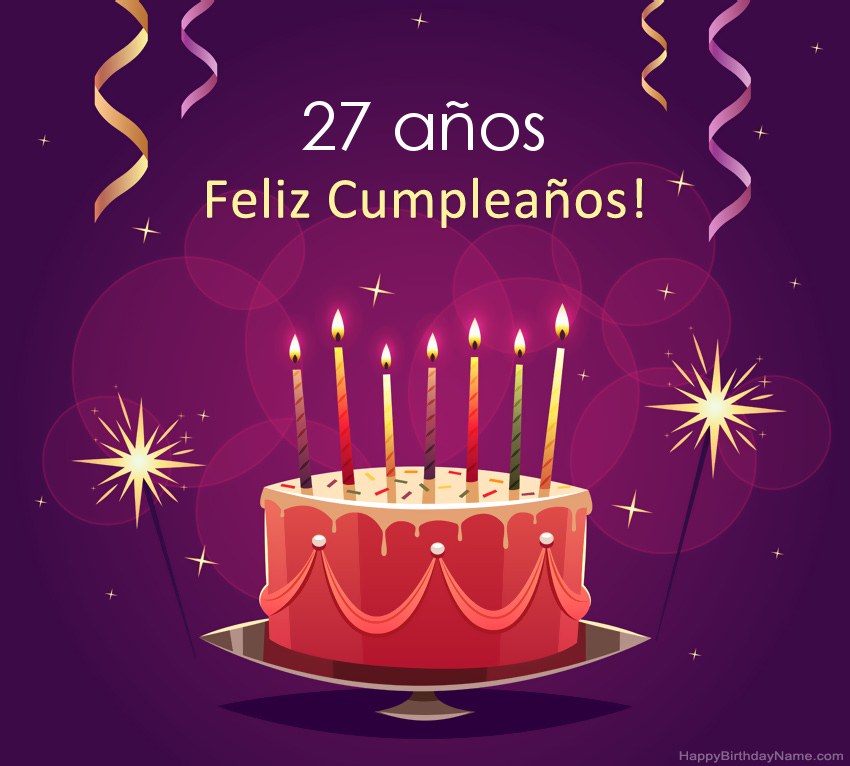 Saludos graciosos para feliz cumpleaños Hombre de 27 años fotos