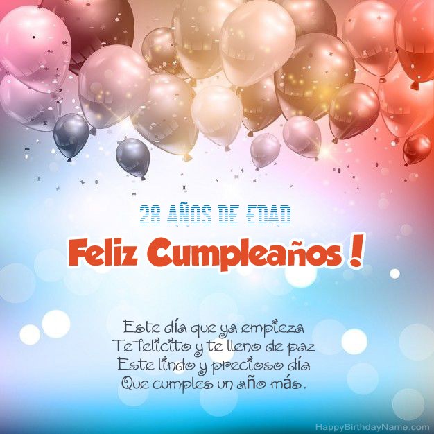 Hombre de 28 años Poems en cumpleaños