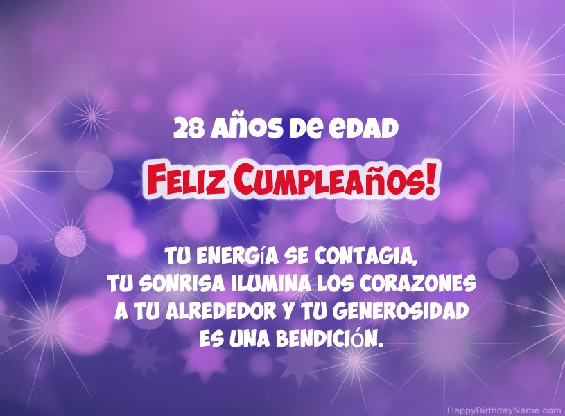 Hermosas imágenes para feliz cumpleaños Hombre de 28 años