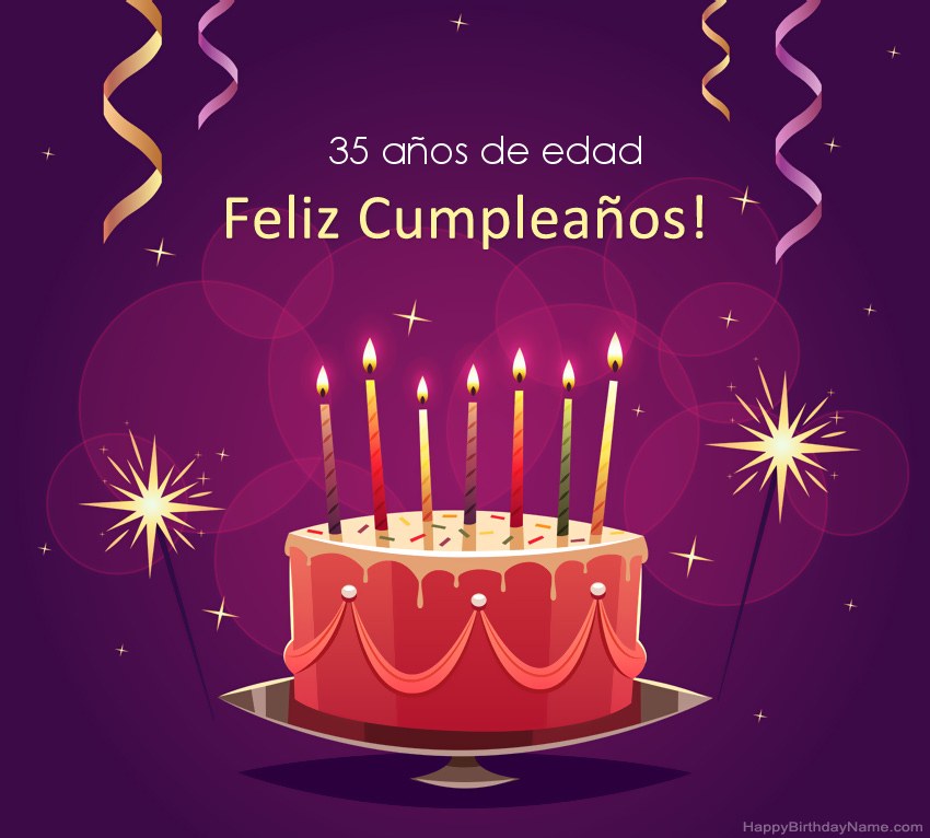 Saludos graciosos para feliz cumpleaños Hombre de 35 años fotos